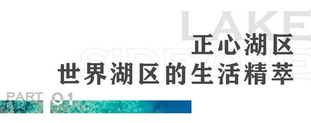武地&middot;融创滨湖湾 |正心湖区,时代生活的范本